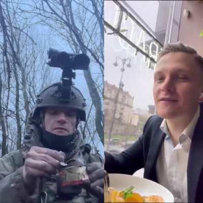 Everyone is always asking about Roman. Well, he is spending little vacation in Kyiv and enjoying this contrasting feelings between civilian life and Bakhmut hell