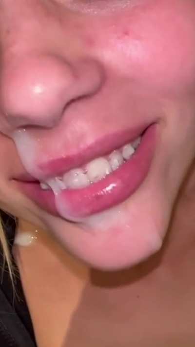 The girl didn't have enough to eat at dinner!