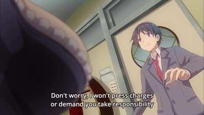 They're In My Boobs [Hensuki: Are You Willing to Fall in Love with a Pervert, as Long as She's a Cutie?]