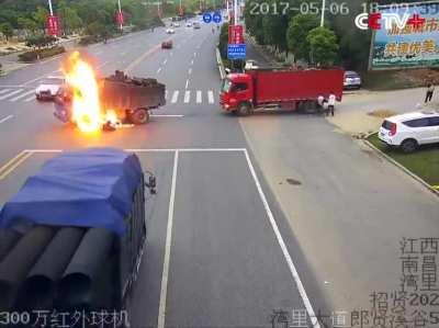 A low speed accident