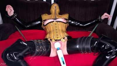 After 15+ orgasms I am forced to keep orgasming on a magic wand! [OC]