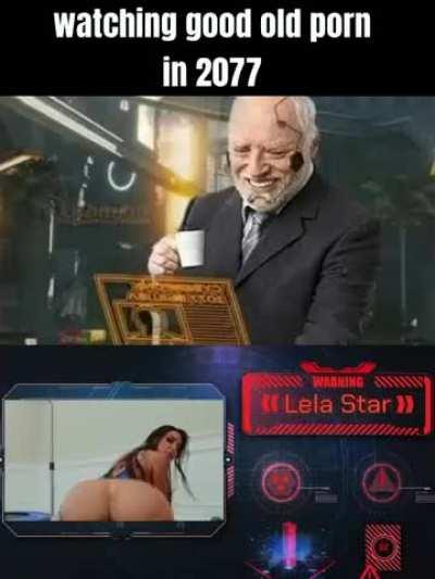 watching good old porn in 2077