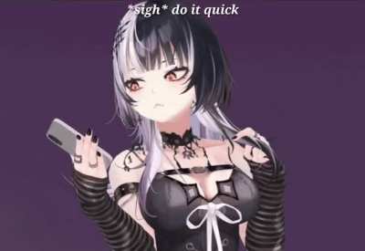 POV you horny and she goth