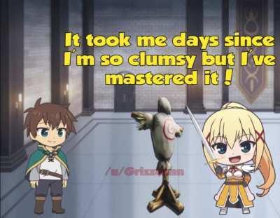 Darkness' Sword Practice