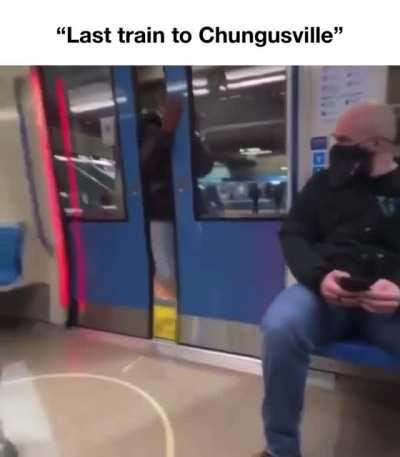 NOOOOOOO I HAVE TO GET THIS TRAIN