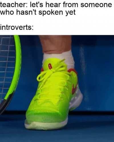 My hand isn't raised for a reason