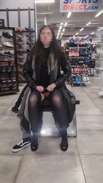 Nearly getting caught flashing