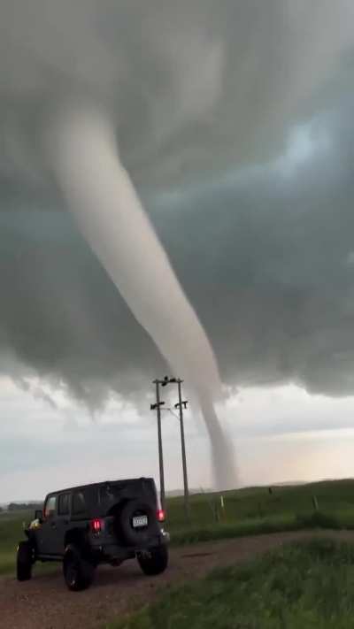 One of the most photogenic tornadoes in history, South Dakota, June 2025.