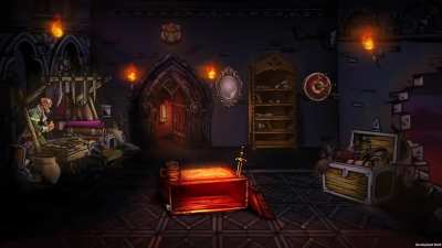 3-4 hours of dark fantasy deckbuilding for free. We just updated the Monastery demo.