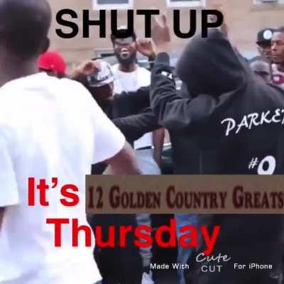 I hope you all are enjoying your Thursday