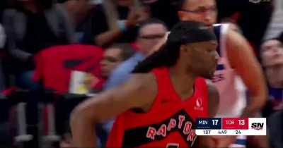 [Highlight] Precious Achiuwa with the one handed alley-oop slam.