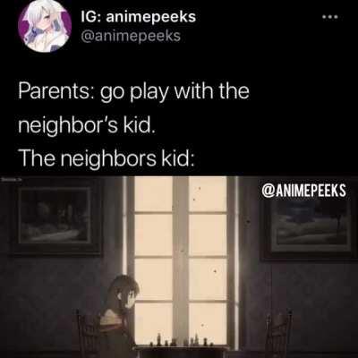 Neighbors kid is weird