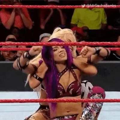 Liv Morgan wearing down Sasha