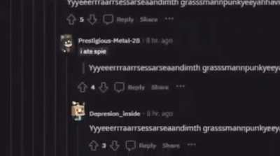 So Your gona scrowl with out saying yyeerrraarrsesssarseaandimthgrass mannpunkyeeeyahhavinh