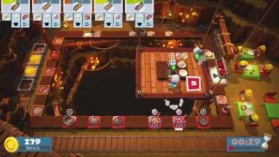 When you're playing 5-3 and someone moves the platform right as you serve your burrito.