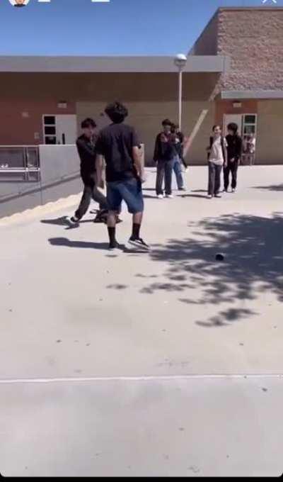 Slumped him like 4 times😭