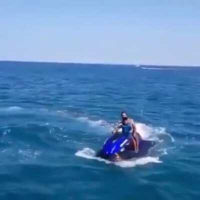 Jet skis are scary