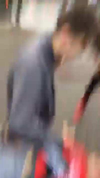 Young kids brutal KO