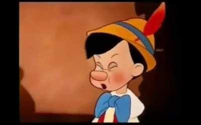 Cricket teaches Pinocchio how to whistle