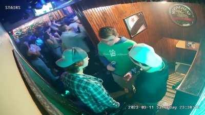 Pushing a disabled student's wheelchair down a flight of stairs while she's using the bathroom