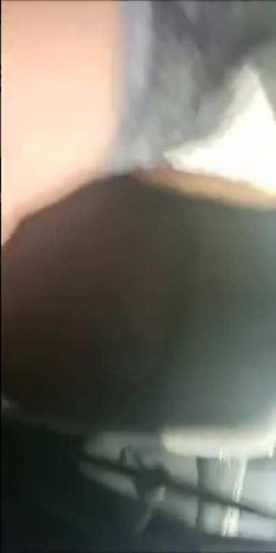 Fucking huge bbc on parkinglot in car