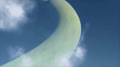 This is what a giant banana orbiting Earth would look like