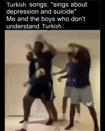 We, Turkish people vibe with depression