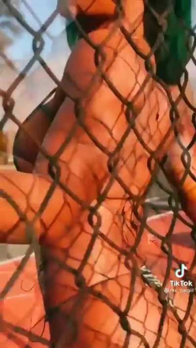 Jade Cargill looks so hot in green