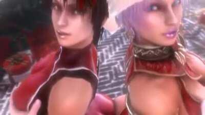 Taki & Ivy's Double Christmas Buttjob (noname55)