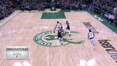 [Highlight] Giannis gets stripped by Grant Williams but gets the monster chase-down block on the other end!