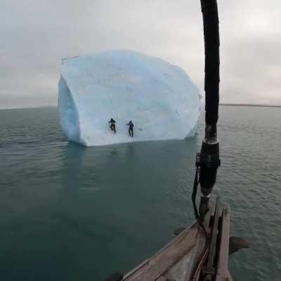 Was waiting on Orca to show up to flip them back on the ice with his tail.