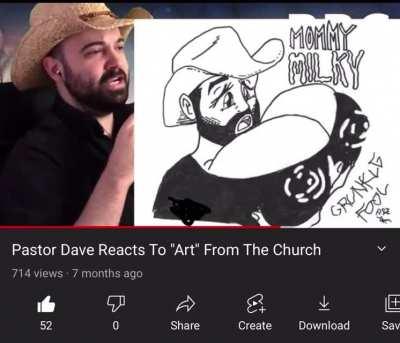 Poor pastor dave…
