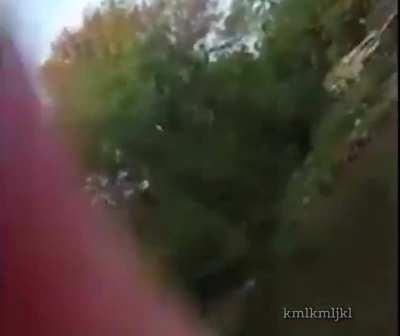 Unintelligable wheezing.