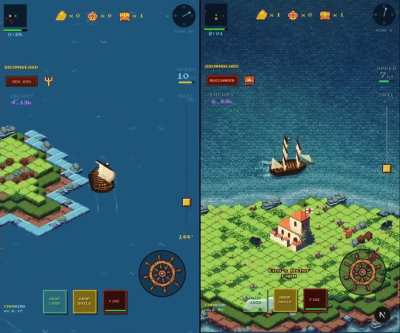 Ocean update for my pirate sailing project