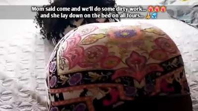 My mother is like a wife to me