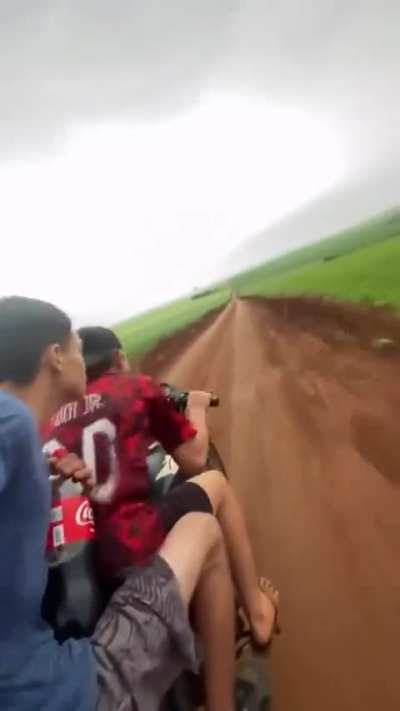 Wish I was in a 3rd world country going 70 mph over an unpaved road on the back of a motorbike w/ my boy while I wear absolutely no protective gear and cradle a 2L of coke