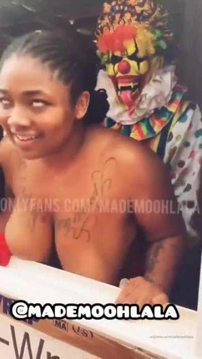 This clown ain't for the kids