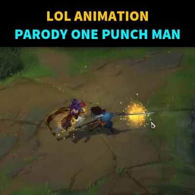 One punch man parody. source: violent poro animation