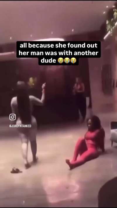 Woman finds her man getting freaky with another man