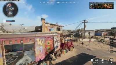 You can get on top of the bus in nuketown