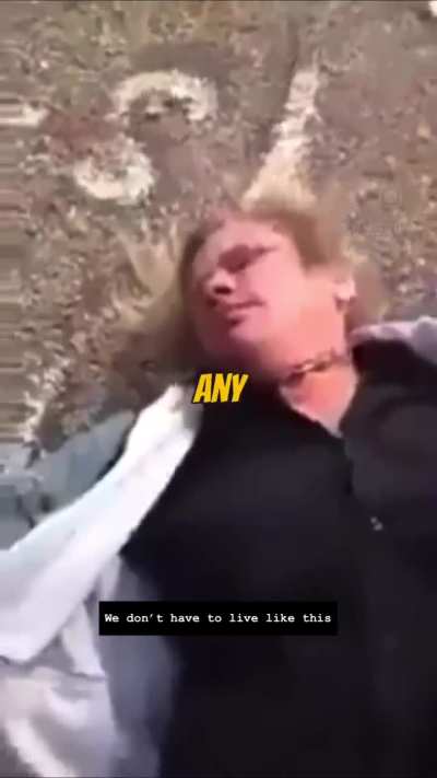 We can't live like this anymore