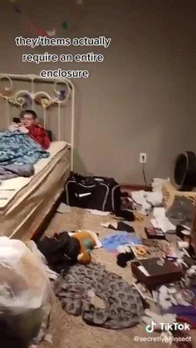 If only he kept the enclosures at his job as a zookeeper that pristine 🤩