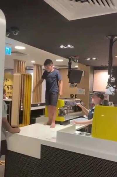 Big Mac takes down small fry