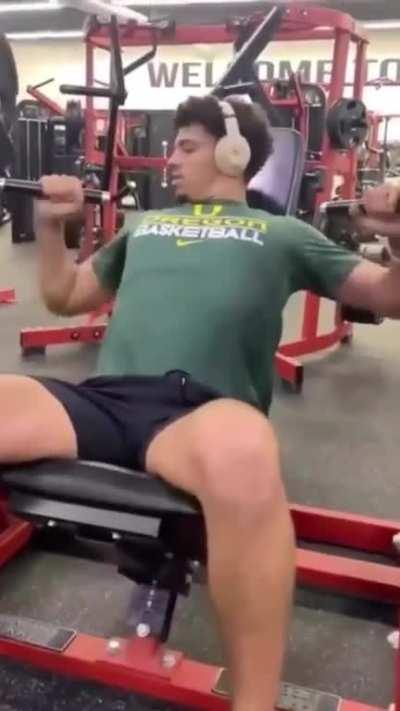 Dario il primo giorno in Palestra dopo la chiacchierata con Danny