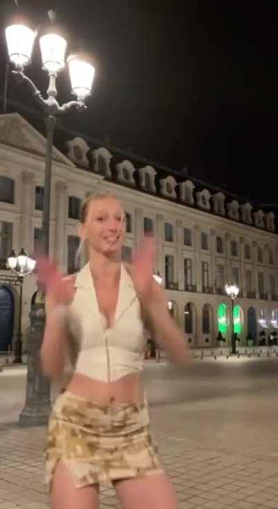 dancing in the street