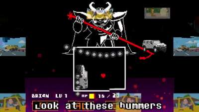 Driving in my Hummer