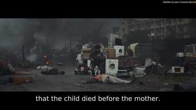 Russian, nothing awaits you here but death. (Eng subs, viewer discretion advised)