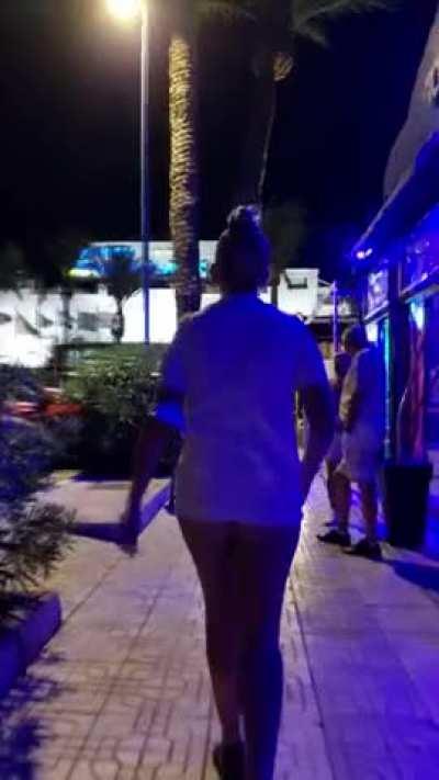 Watch to the end - Exciting and Nervous! But i was dared to wear it out without panties! Wore it all night! Lots of people commented on it! Was EXCITING knowing i had my bum and pussy exposed!
