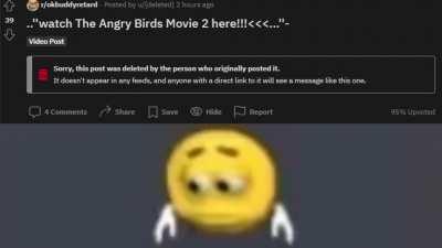 mfw I can't watch angry birds movie 2