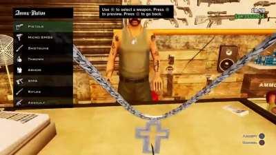 Why did they make the throw grenade and go back button the same?